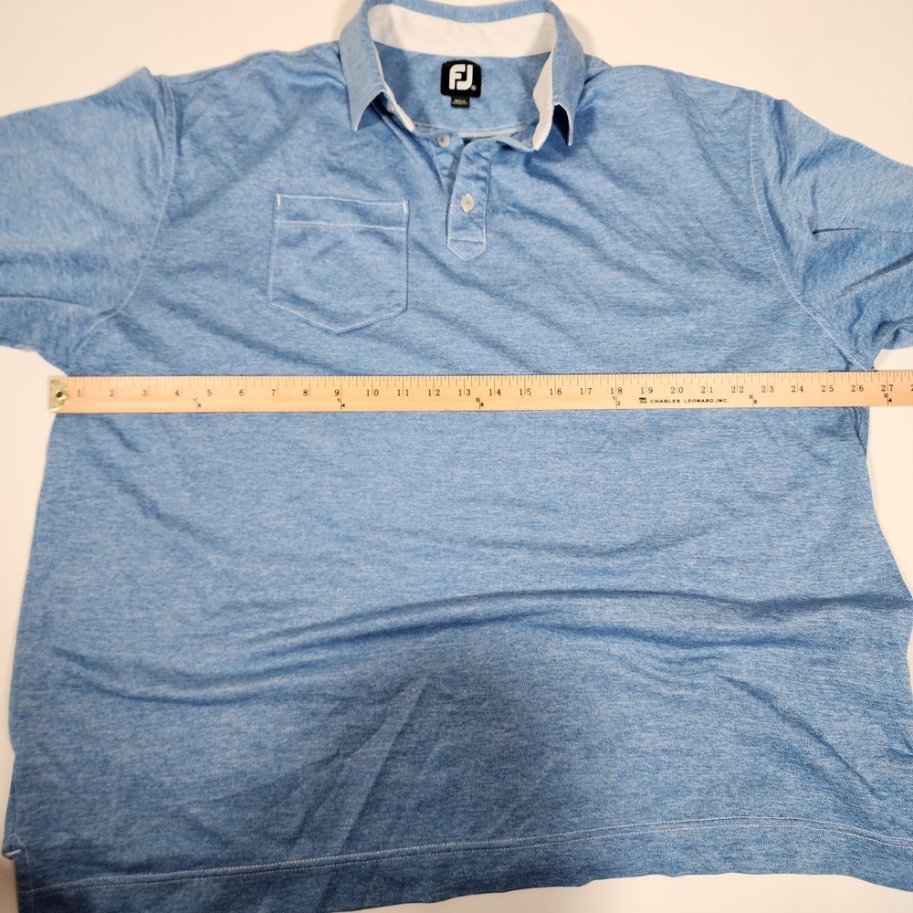 FootJoy Chateau Elan Golf Club Short Sleeve Polo Front Pocket Men's (XL) - Picture 3 of 9